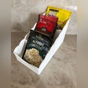 White Kitchen Organizer